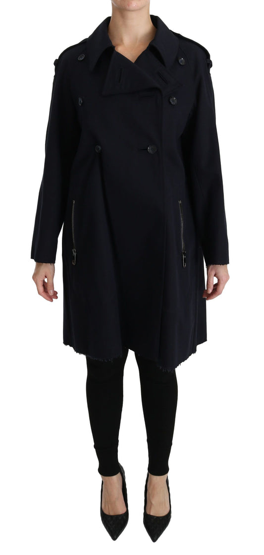 Manteau Dolce &amp; Gabbana en coton bleu pour femme