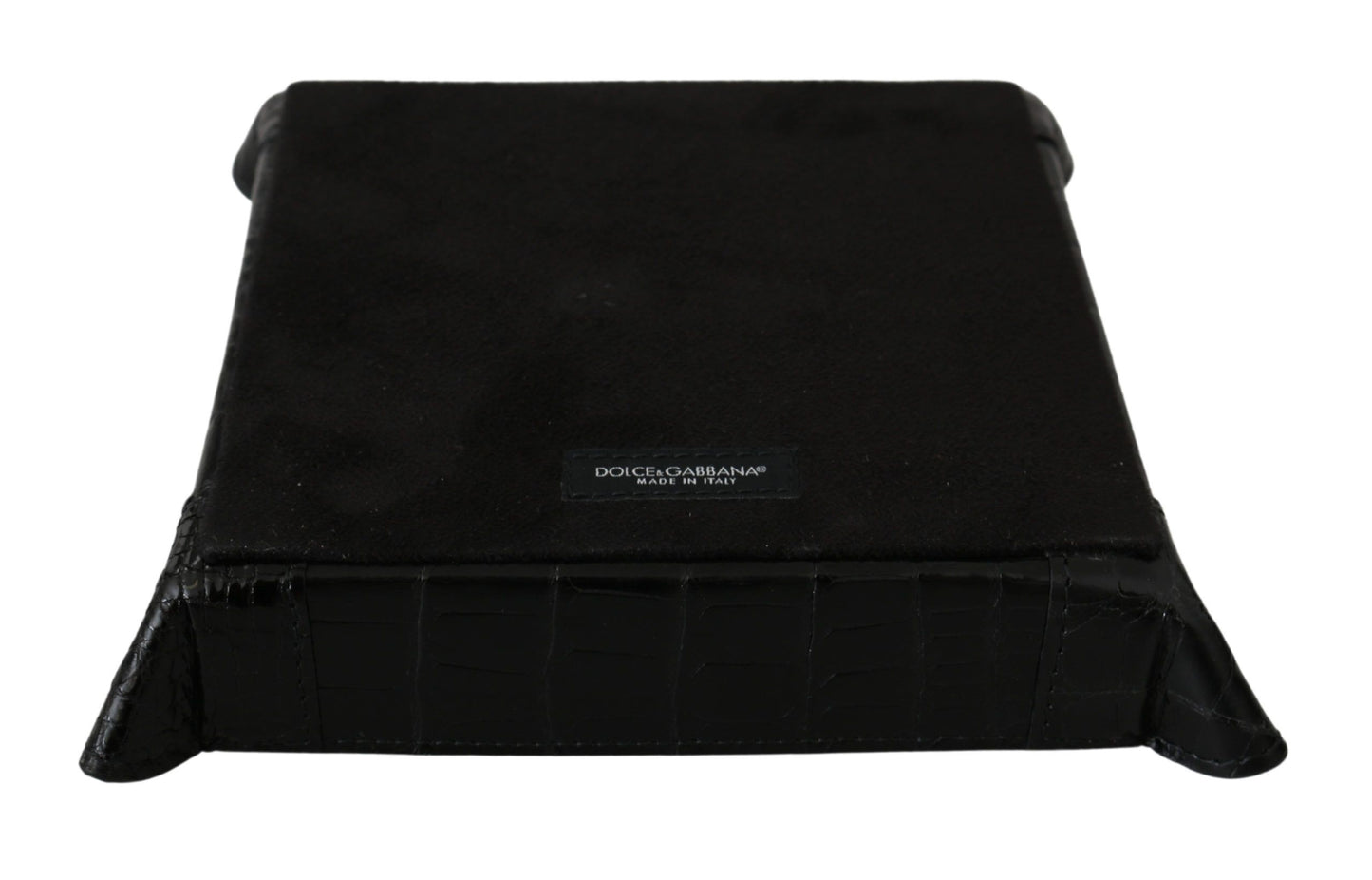 Dolce &amp; Gabbana Plateau à clés, portefeuille, téléphone, carte, argent, peau à motifs
