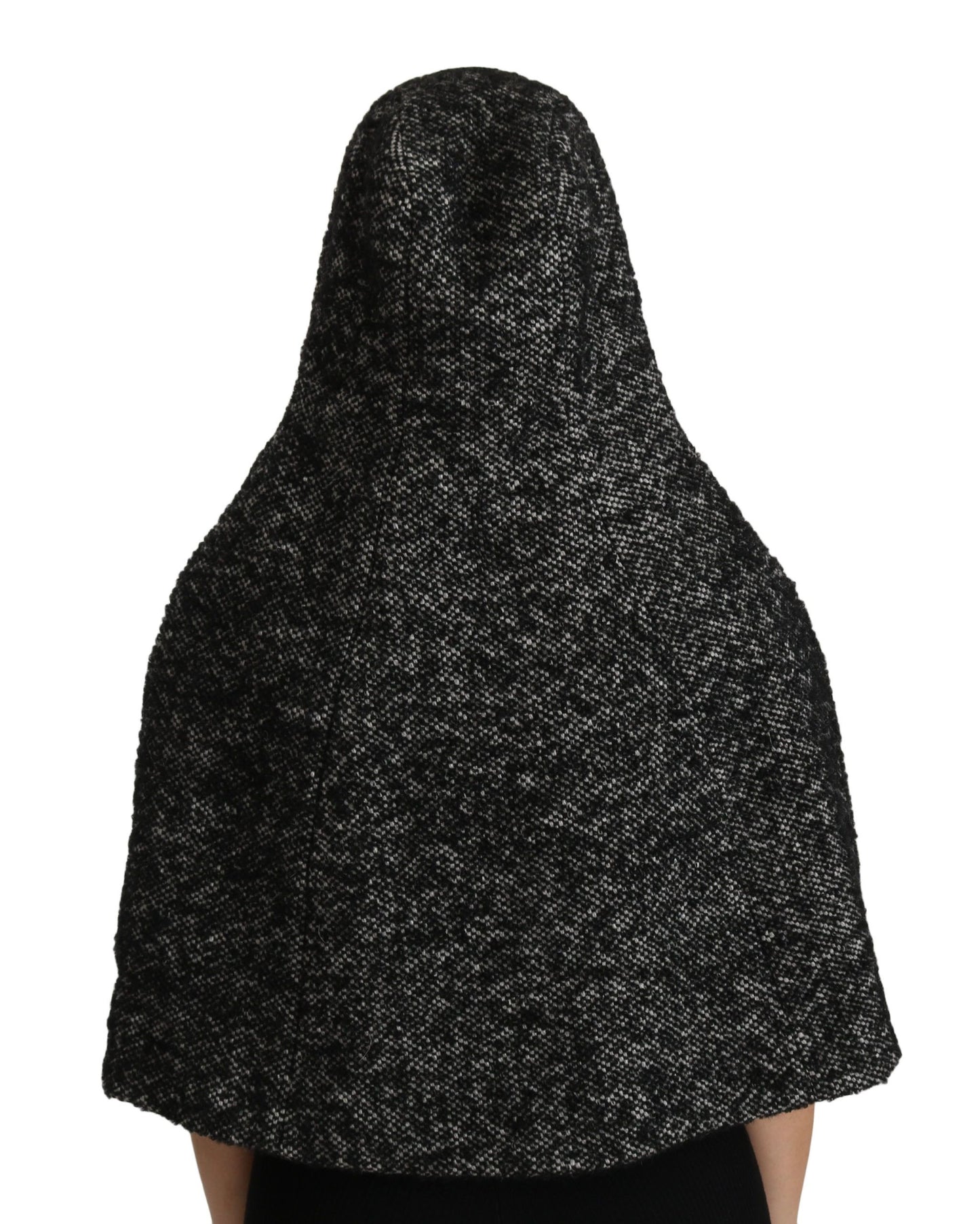 Dolce &amp; Gabbana Veste caftan en laine grise Tweet Manteau Haut
