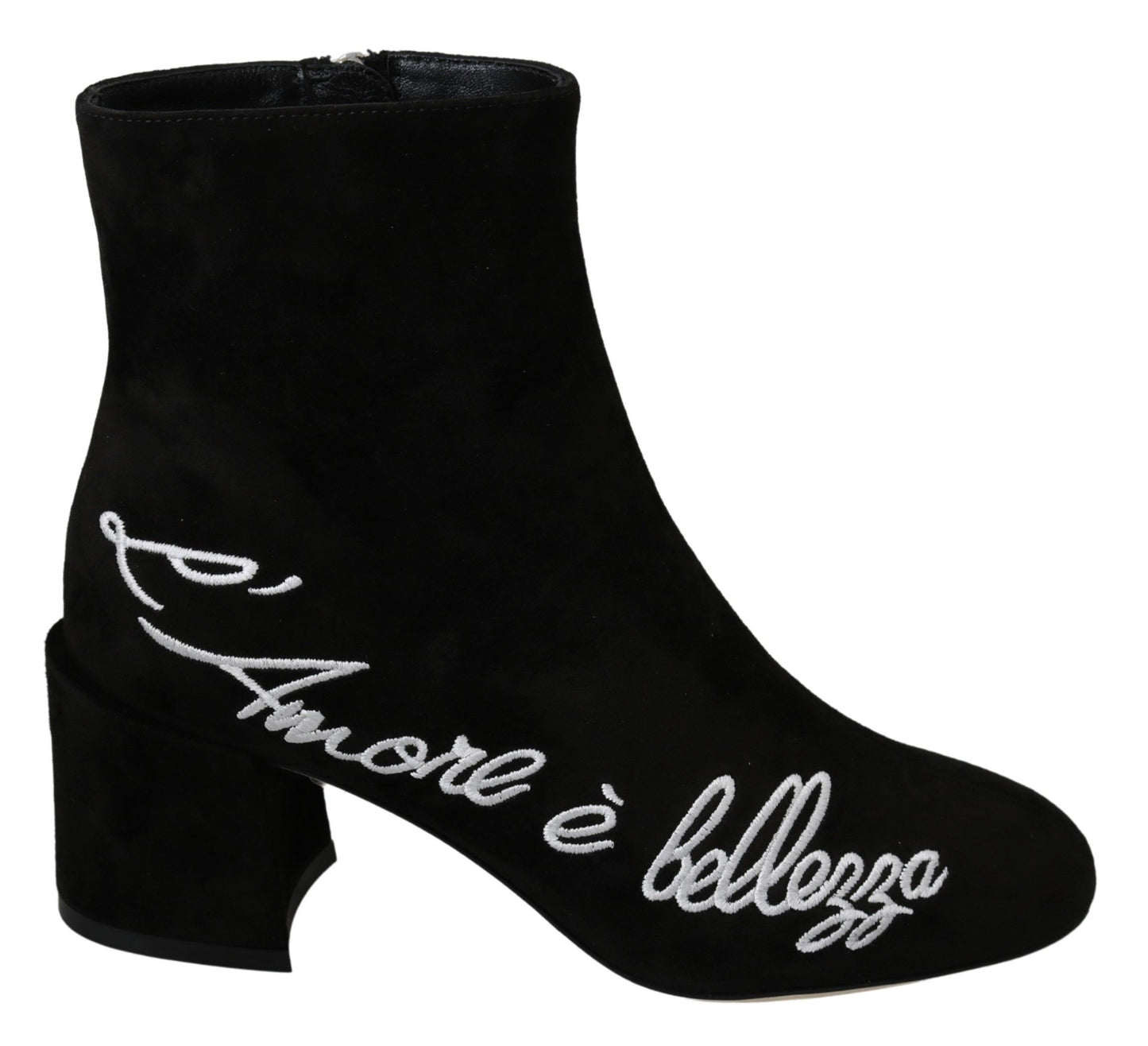 Chaussures Dolce &amp; Gabbana en daim noir Love Is Beauty