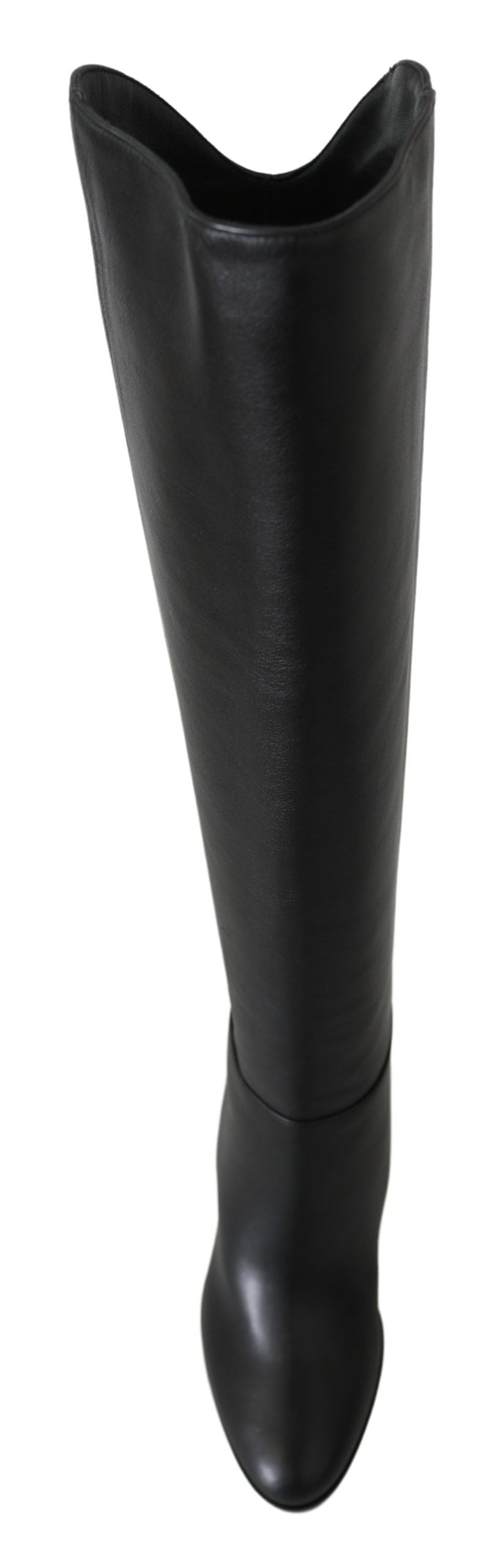 Jimmy Choo Élégantes bottes à talons en cuir de veau noir