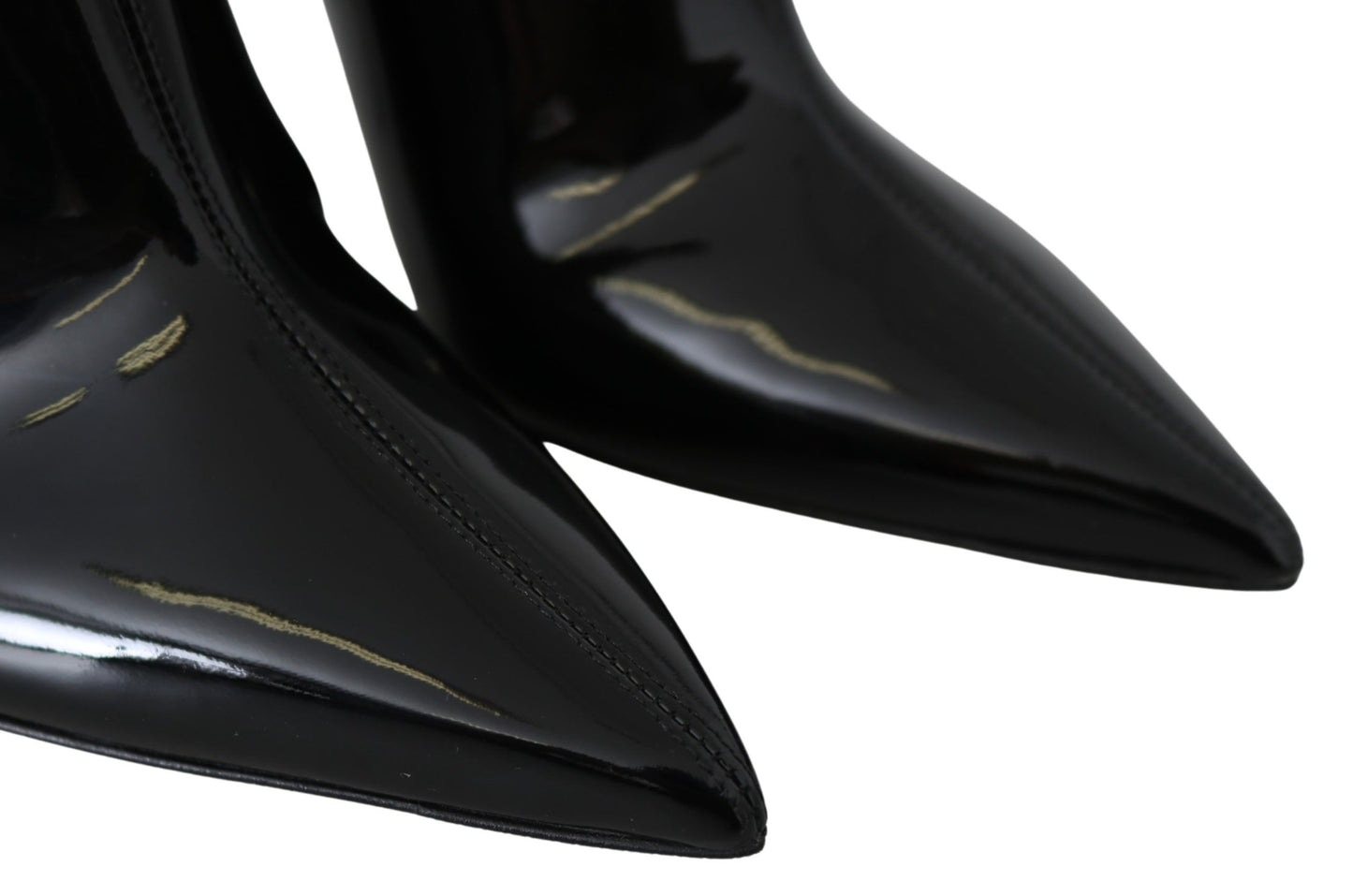 Jimmy Choo Élégantes bottes à talons vernies noires