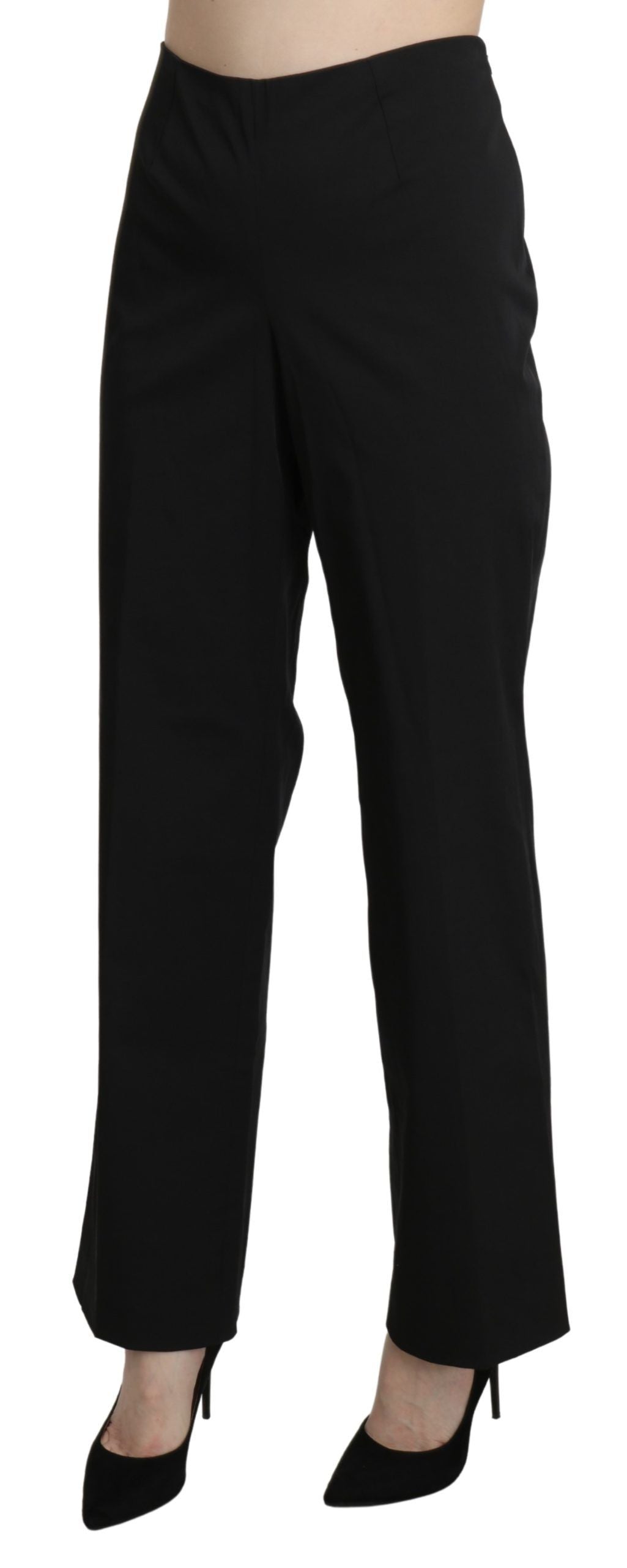 Pantalon droit taille haute noir BENCIVENGA
