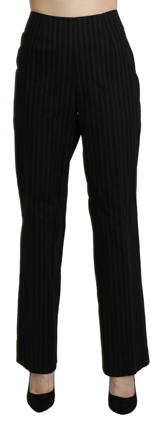 Pantalon droit taille haute noir BENCIVENGA