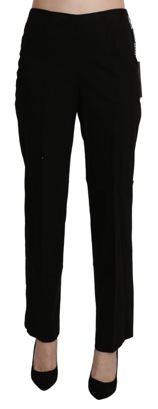 Pantalon droit taille haute noir BENCIVENGA