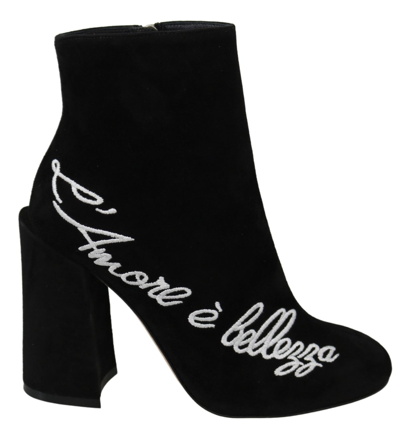 Chaussures Dolce &amp; Gabbana en daim noir Love Is Beauty