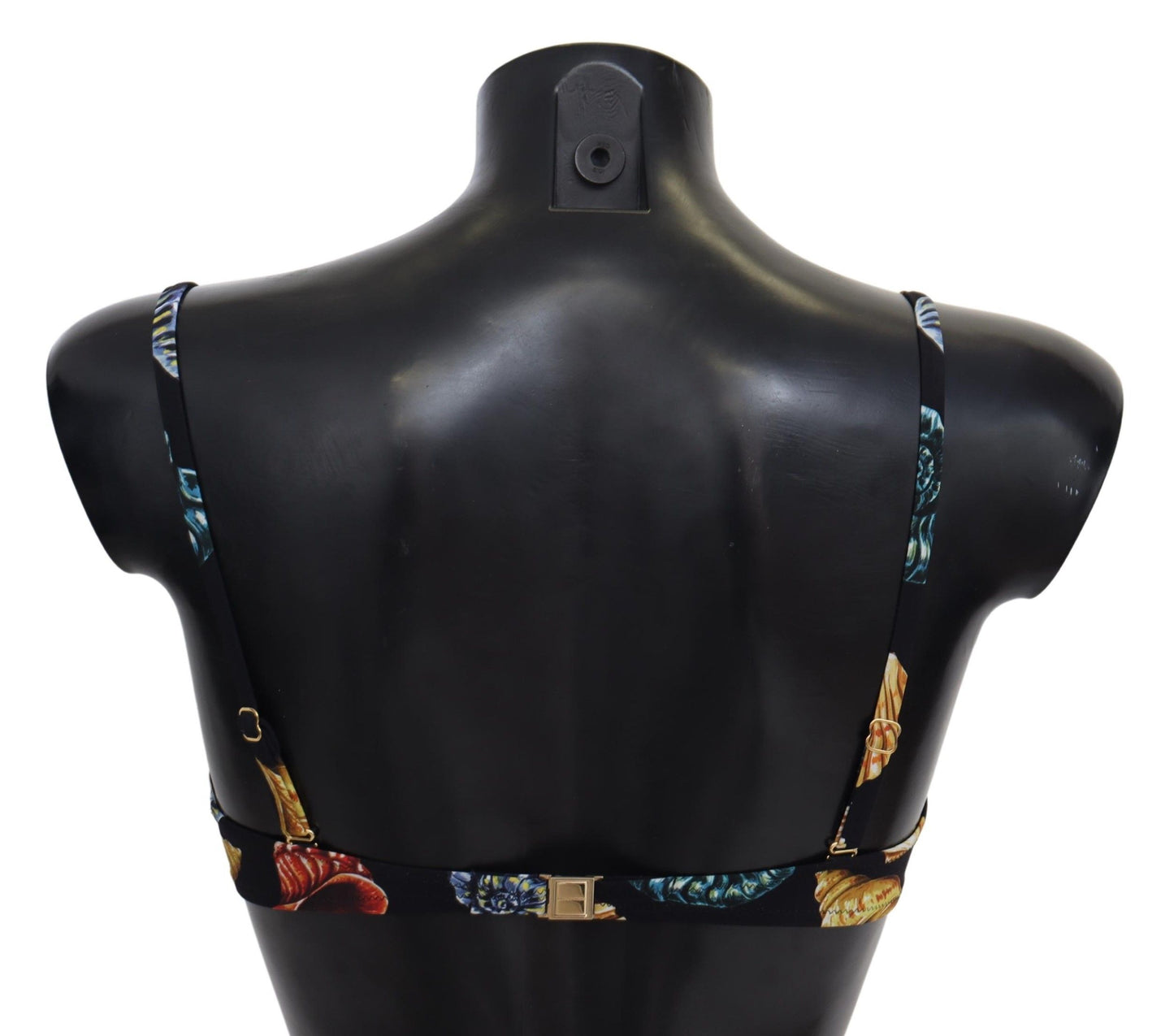 Hauts de bikini Dolce &amp; Gabbana à imprimé coquillages noirs pour femme