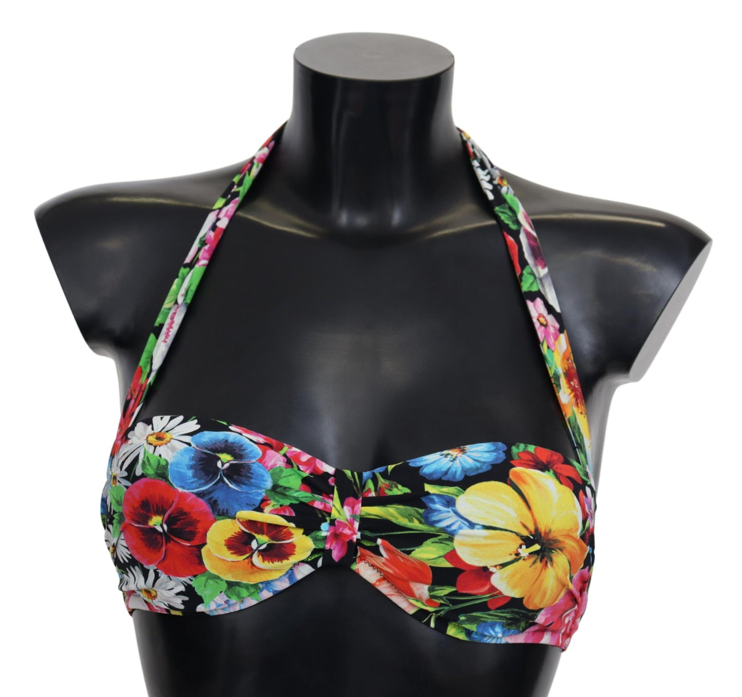Hauts de bikini à imprimé floral multicolore Dolce &amp; Gabbana