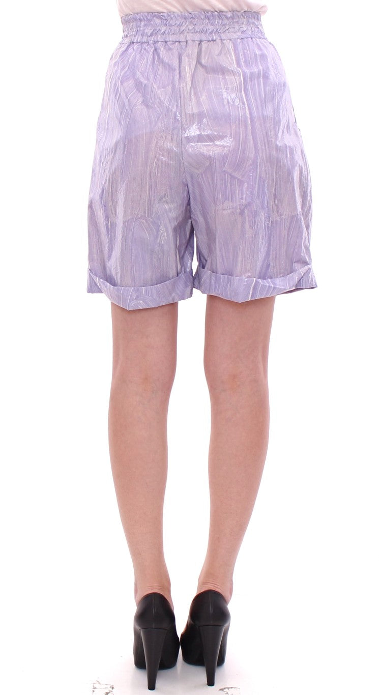 Short portefeuille violet au-dessus du genou Licia Florio