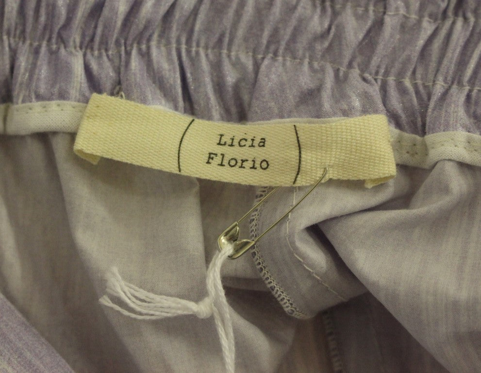 Short portefeuille violet au-dessus du genou Licia Florio