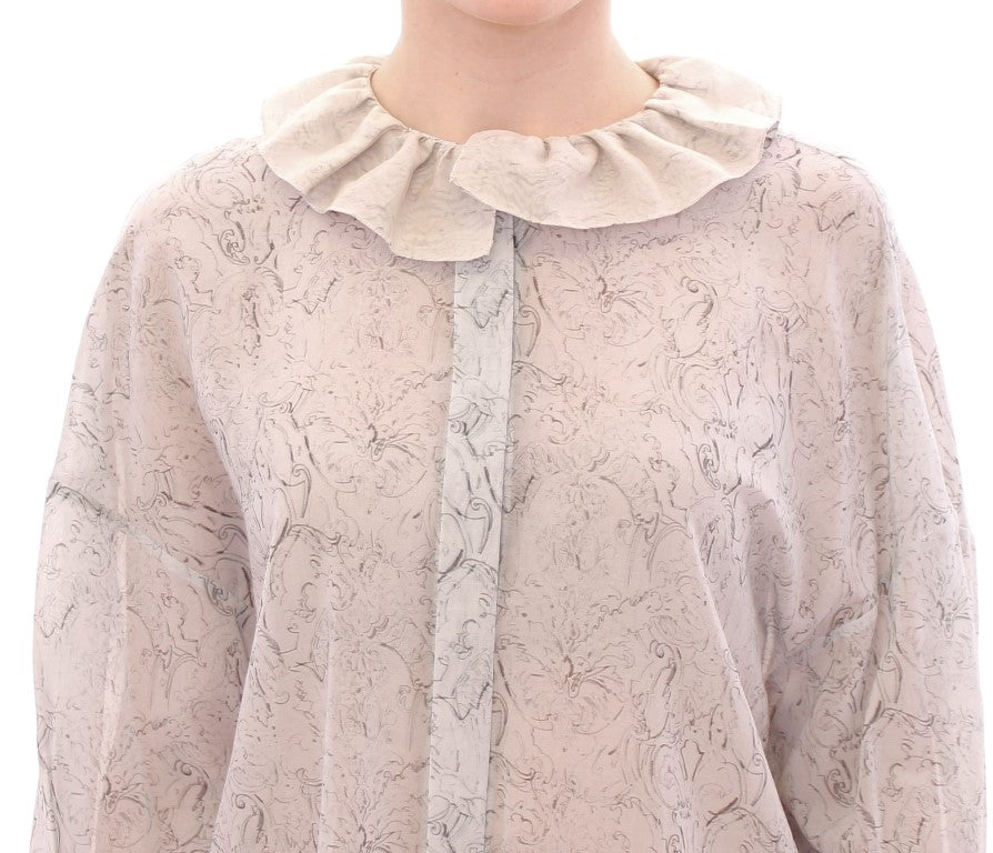 Vika Gazinskaya Tunique chemisier en coton bleu
