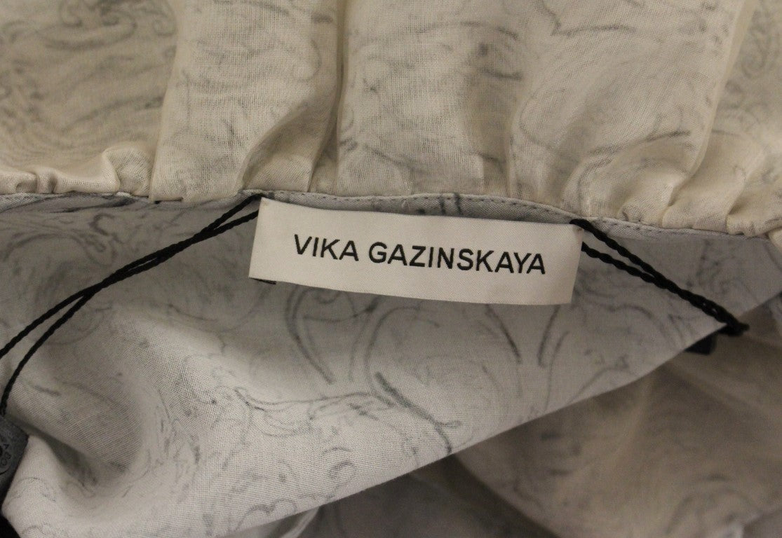 Vika Gazinskaya Tunique chemisier en coton bleu