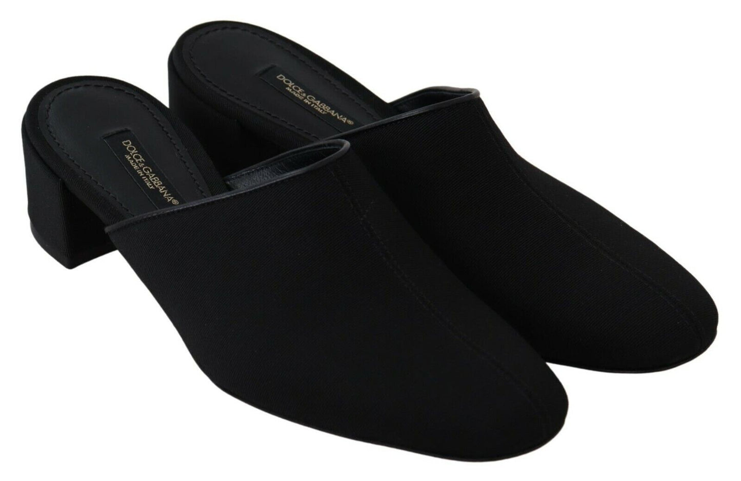 Sandales Dolce &amp; Gabbana en gros-grain noir pour femme