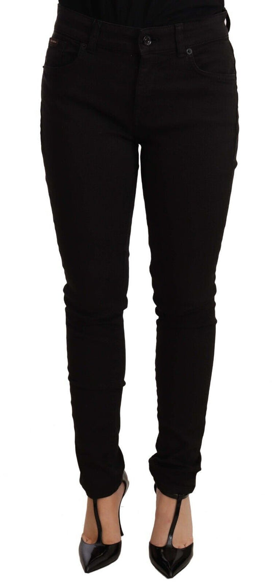 Jean slim en coton stretch noir Dolce &amp; Gabbana