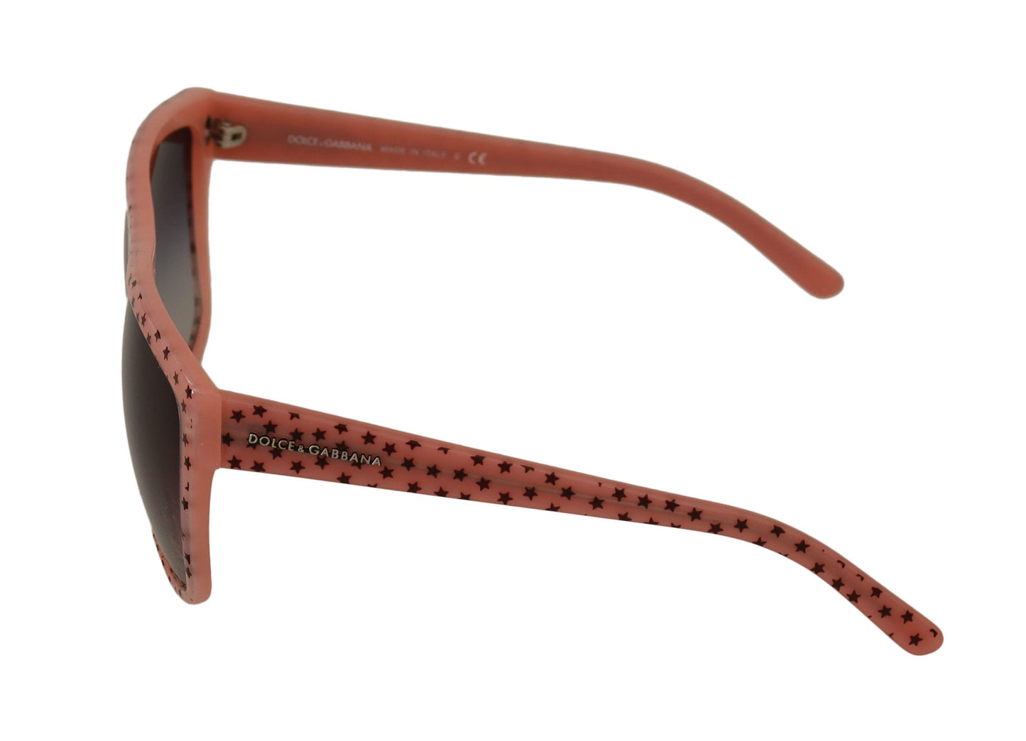 Lunettes de soleil Dolce &amp; Gabbana à monture en acétate et étoiles marron pour femme