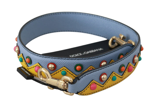 Bandoulière en cuir bleu pour sac à main Dolce &amp; Gabbana