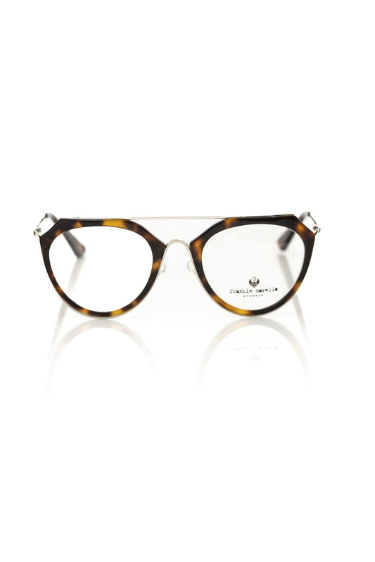 Frankie Morello Braunes Acetat Damengestell