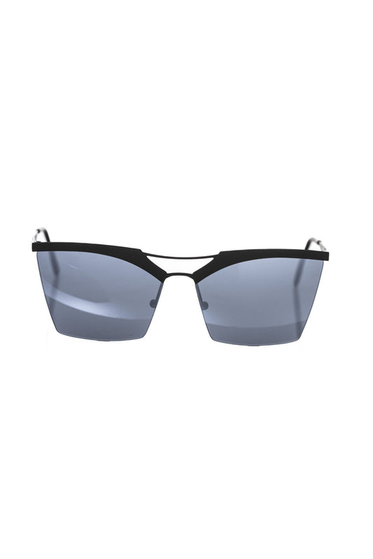 Frankie Morello Damen-Sonnenbrille in Schwarz-Metallic