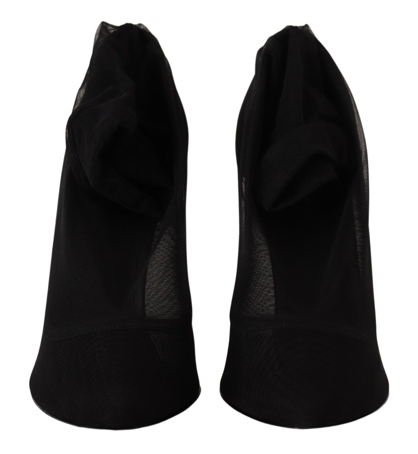 Escarpins en tulle stretch noir Dolce &amp; Gabbana