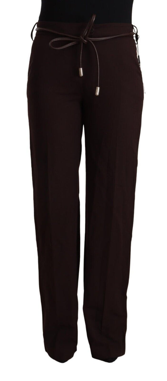 Pantalon droit taille haute noir de Patrizia Pepe
