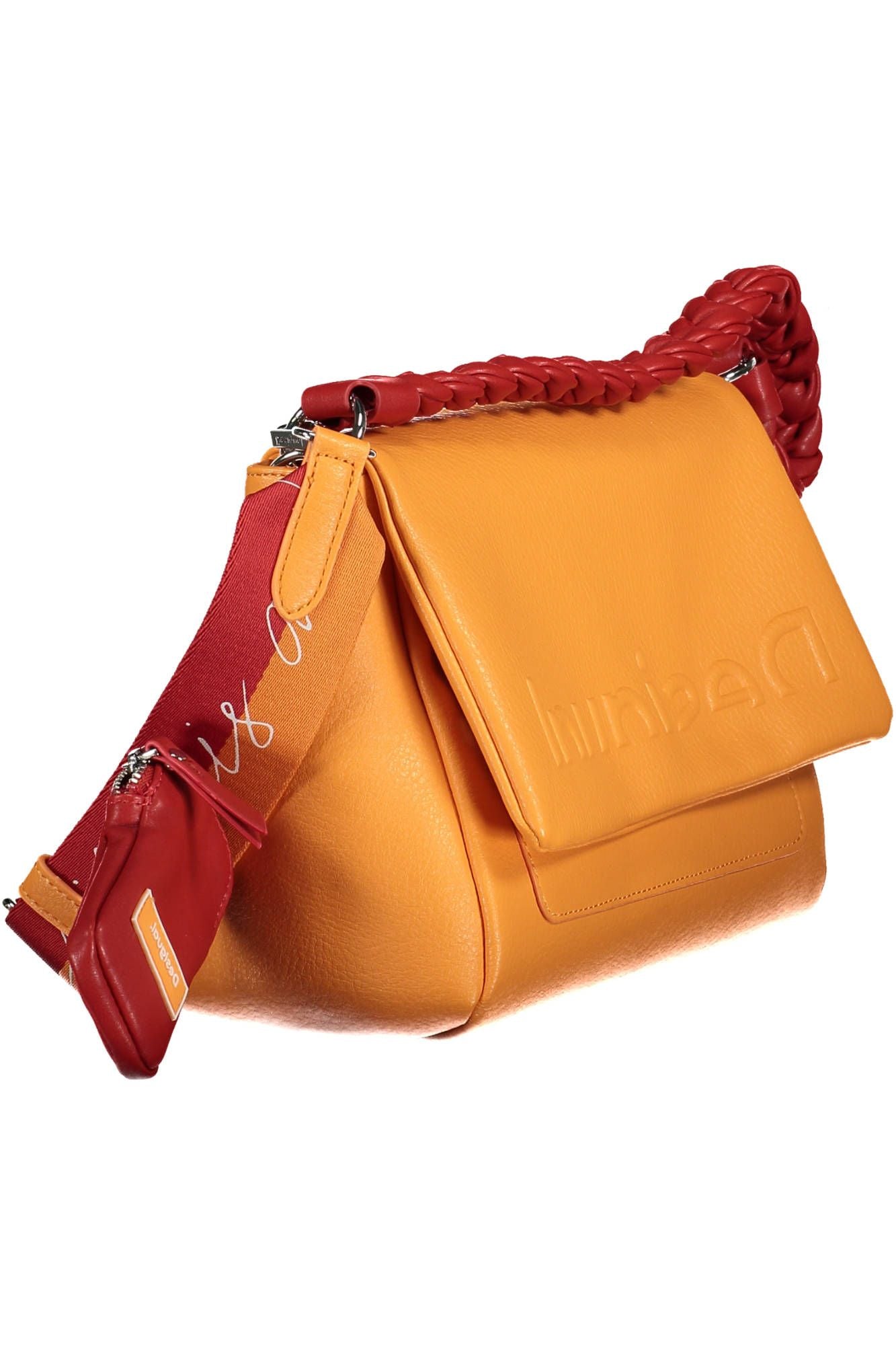 Sac à bandoulière Desigual Chic Orange avec détails contrastés