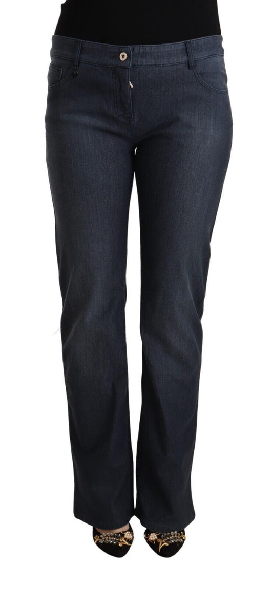 Jean droit en coton bleu foncé MARGHI LO'