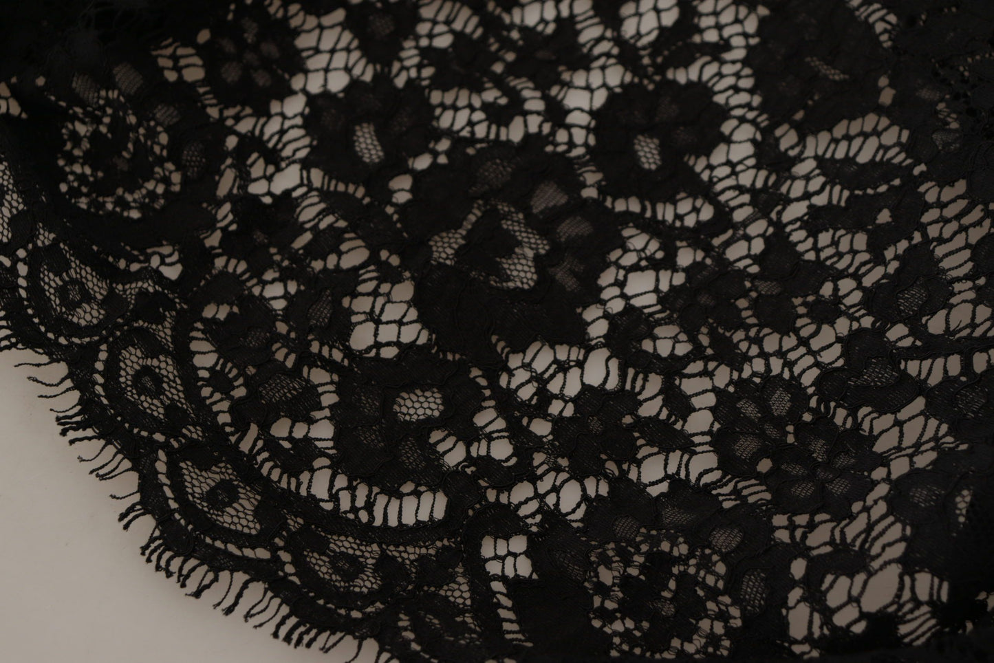 Chemisier Sicily en dentelle florale noire Dolce &amp; Gabbana