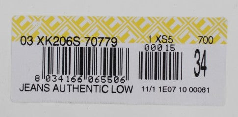 Acht Blue Wash Cotton Regular Straight Fit Jeans