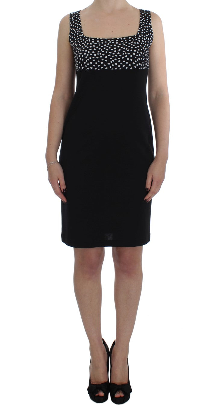 Ensemble robe fourreau extensible noire et pull BENCIVENGA