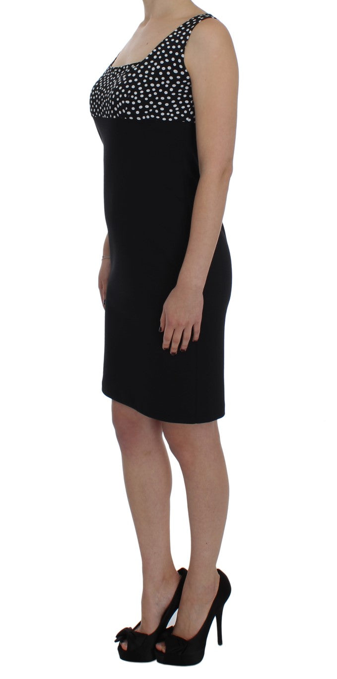 Ensemble robe fourreau extensible noire et pull BENCIVENGA