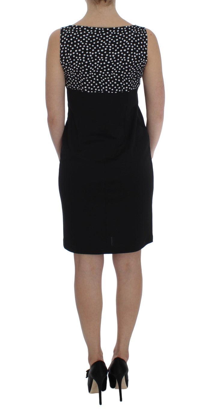 Ensemble robe fourreau extensible noire et pull BENCIVENGA