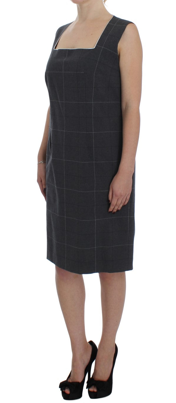 Ensemble tailleur fourreau extensible gris BENCIVENGA