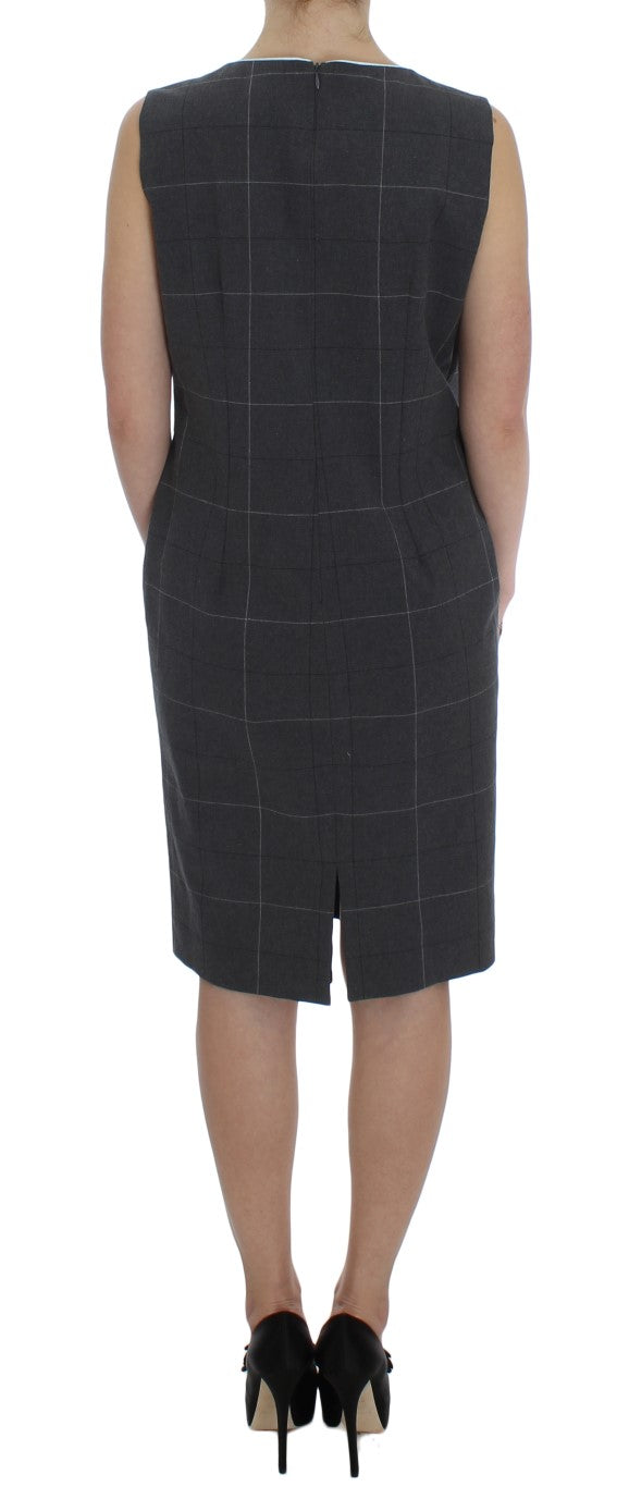 Ensemble tailleur fourreau extensible gris BENCIVENGA