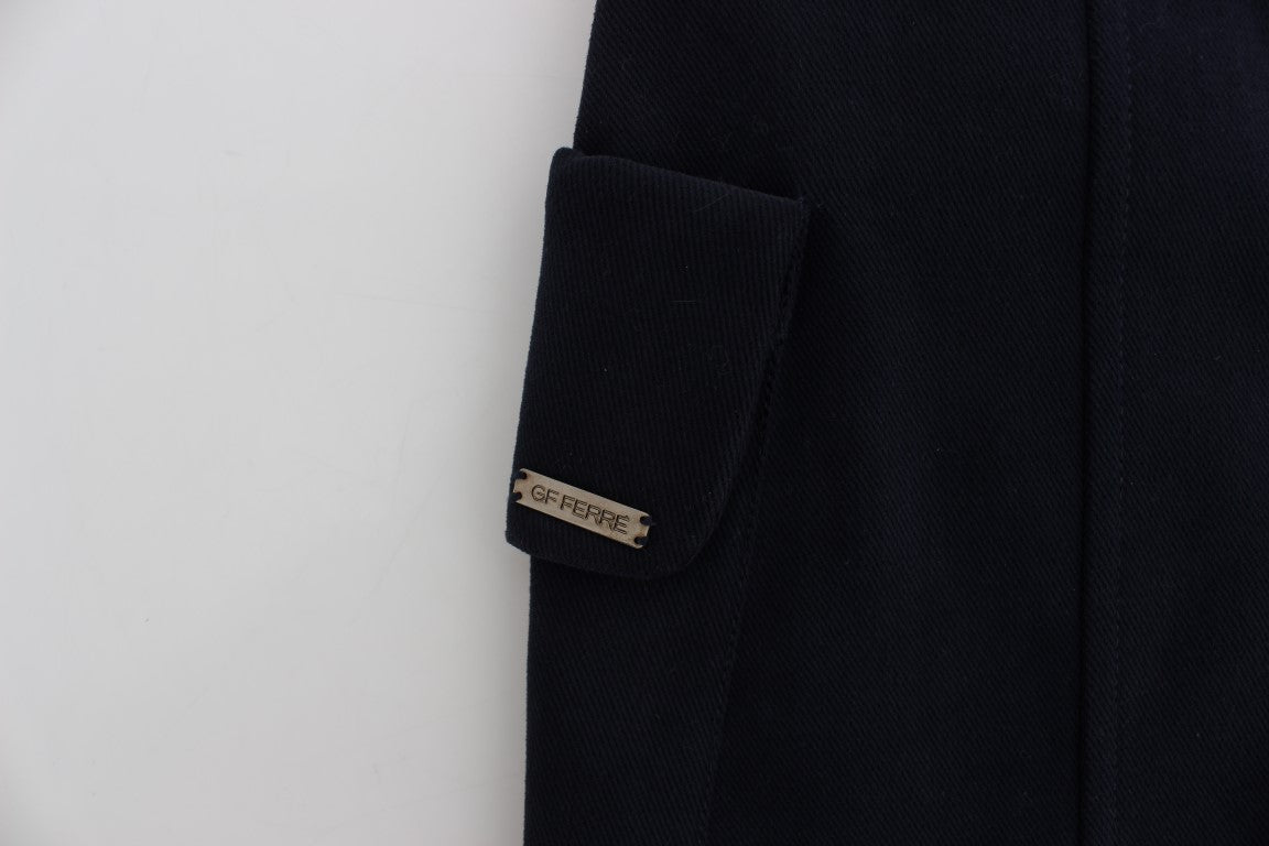 GF Ferre – Blauer Minirock aus Baumwoll-Jeans