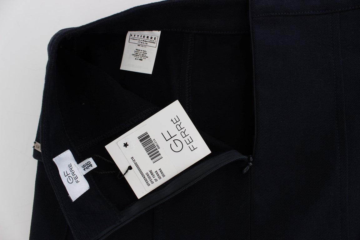 GF Ferre – Blauer Minirock aus Baumwoll-Jeans