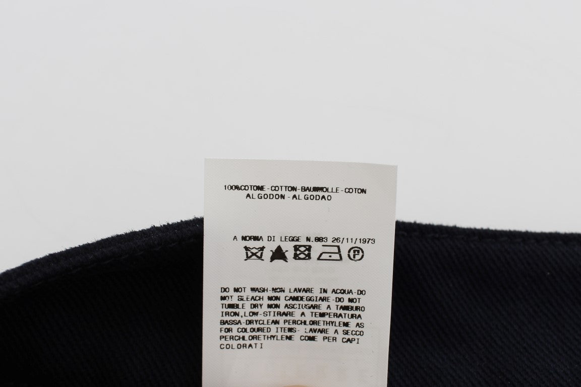 GF Ferre – Blauer Minirock aus Baumwoll-Jeans