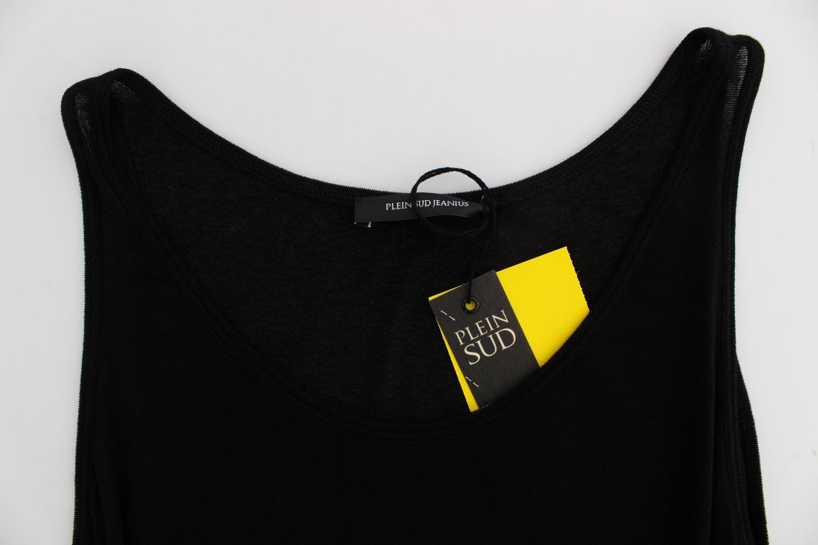 Chemisier noir extensible sans manches PLEIN SUD