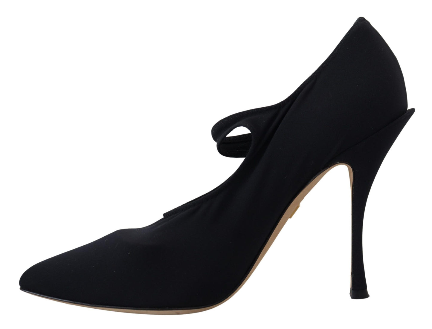 Escarpins Dolce &amp; Gabbana à chaussettes noires et cristaux extensibles