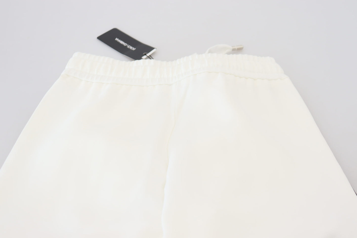 Pantalon de survêtement Dolce &amp; Gabbana blanc avec logo DG