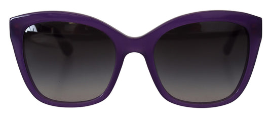Lunettes de soleil carrées à monture intégrale en acétate violet Dolce &amp; Gabbana DG4240