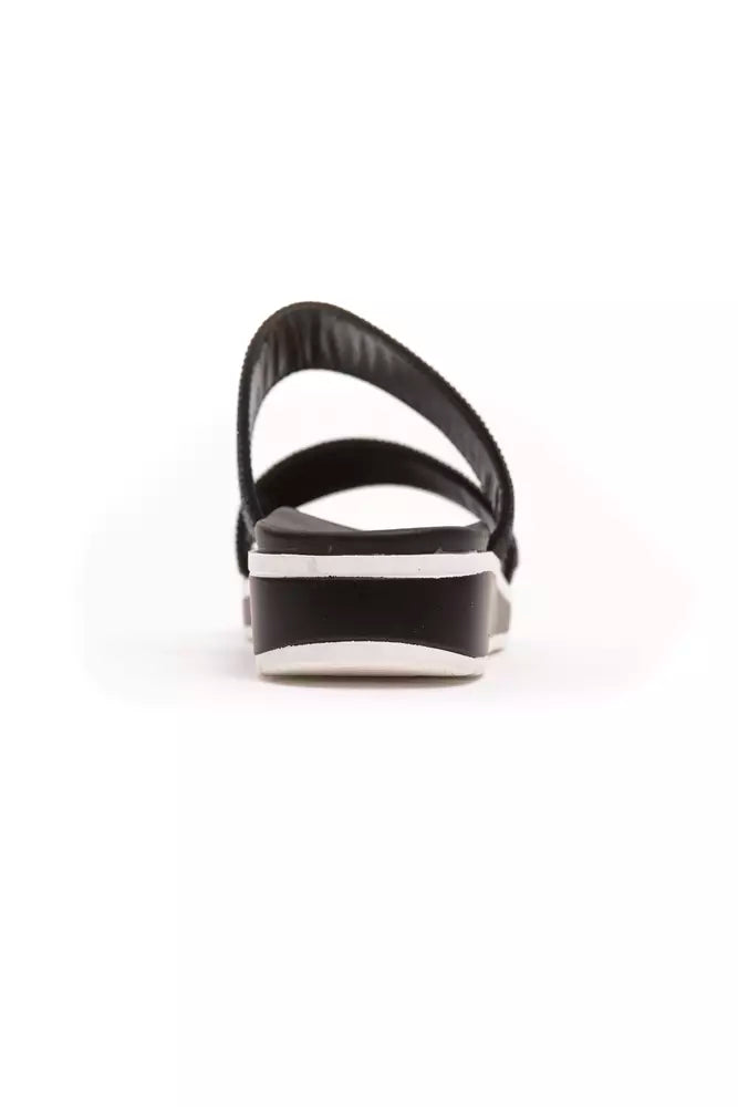 Péché Originel Black Upper Material Sandal