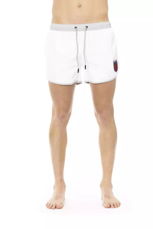 Bikkembergs White Polyester Men's Swim Short