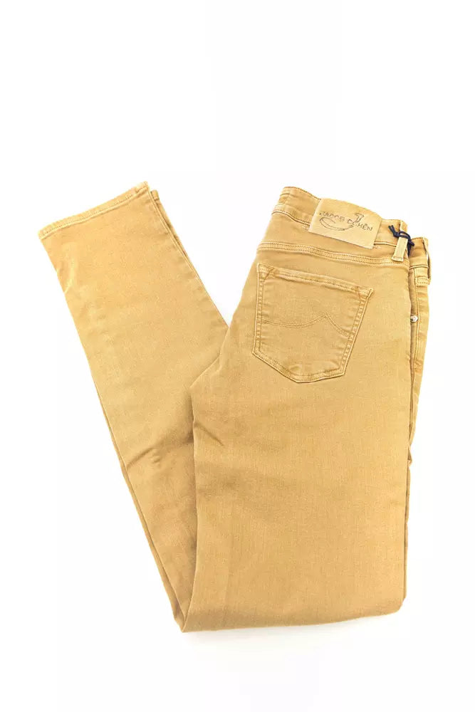 Jean femme en coton beige Jacob Cohen