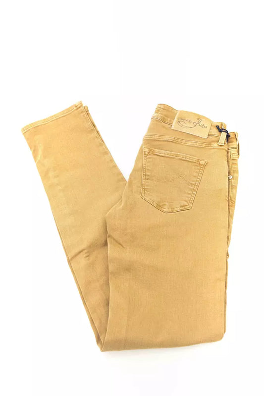 Jean femme en coton beige Jacob Cohen