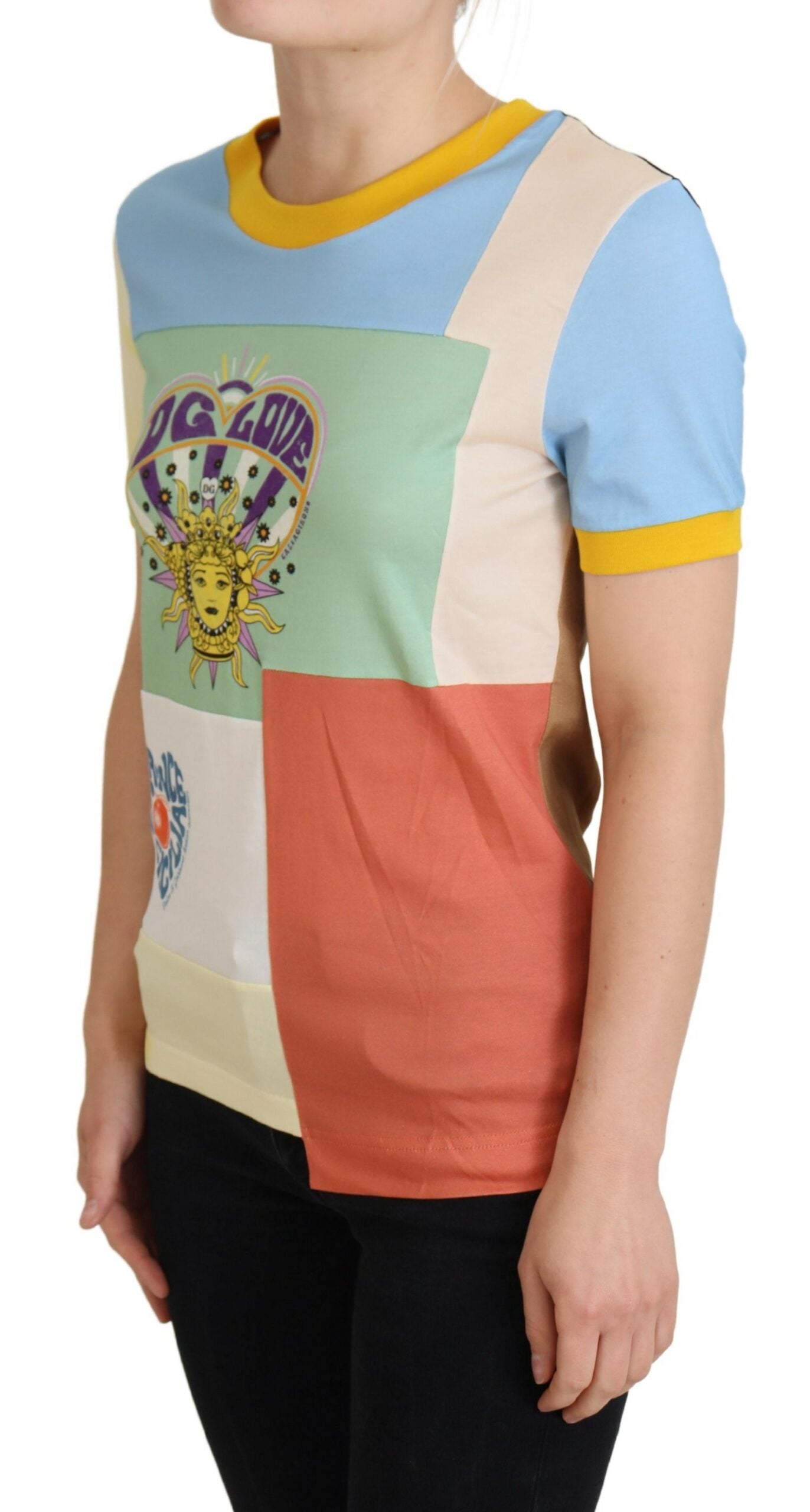 Dolce &amp; Gabbana Patchwork DG Love en coton multicolore