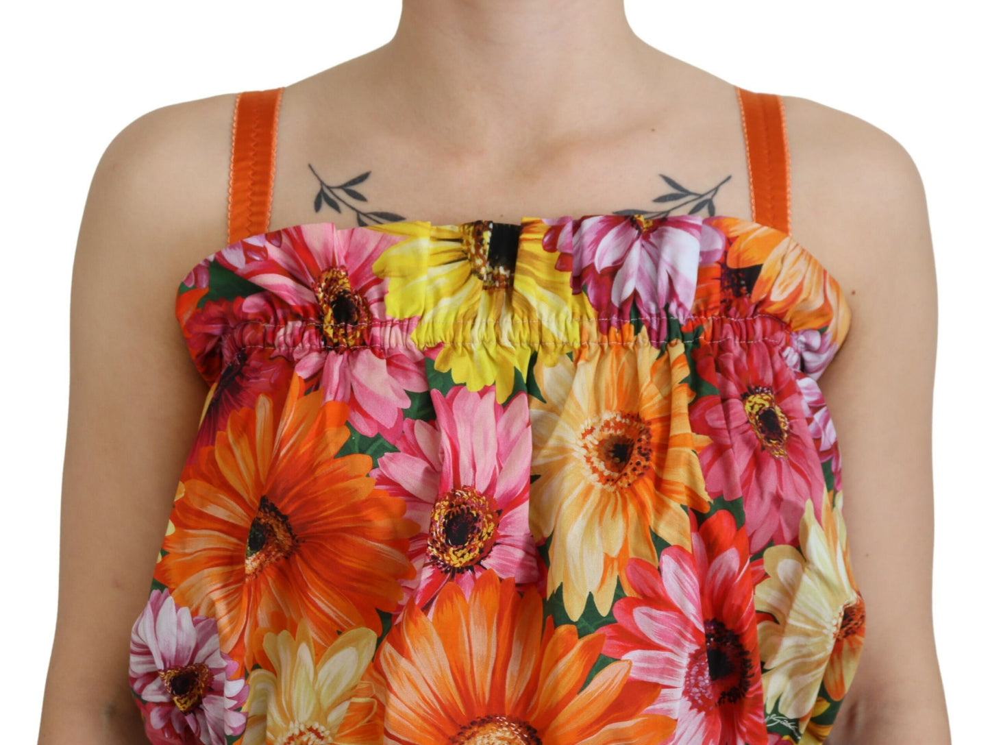 Chemisier court Dolce &amp; Gabbana en coton à fleurs