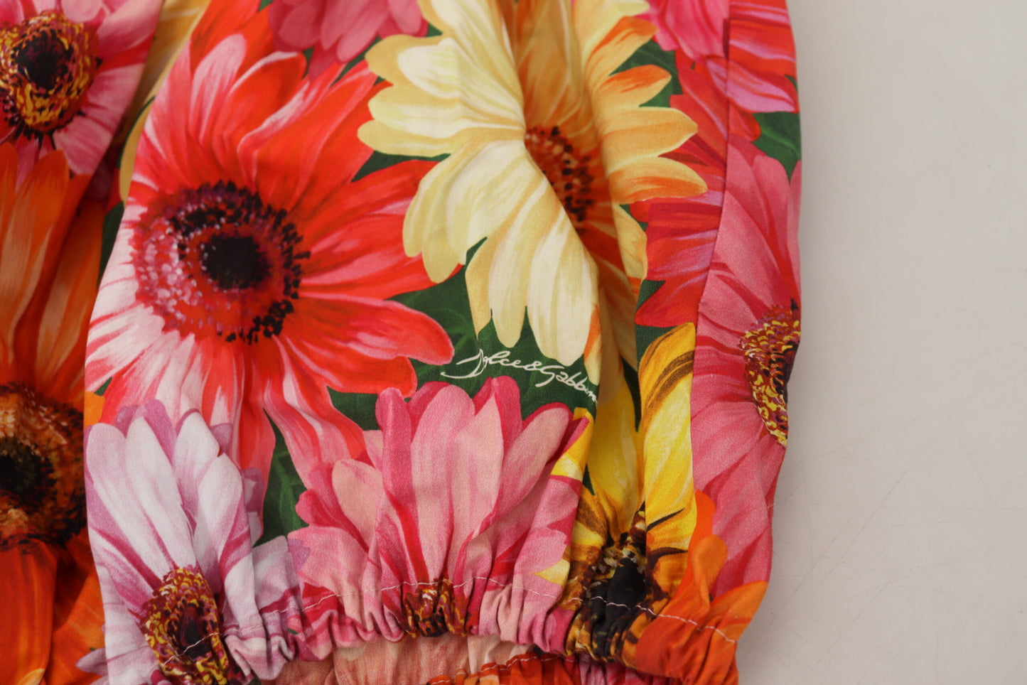 Chemisier court Dolce &amp; Gabbana en coton à fleurs