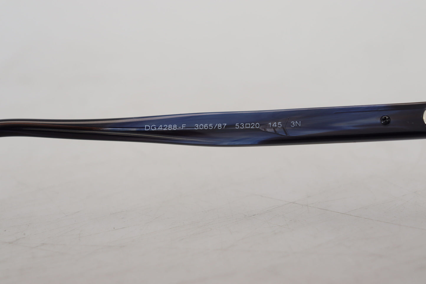 Lunettes de soleil à monture intégrale en acétate bleu Dolce &amp; Gabbana DG4288