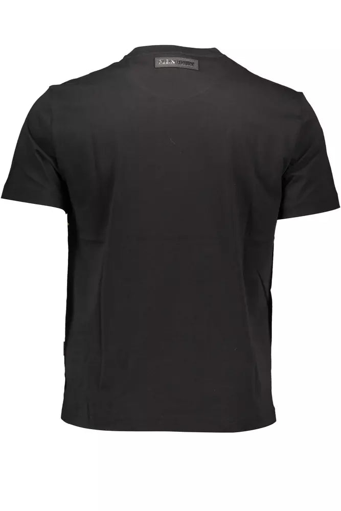 Plein Sport Black Cotton T-Shirt