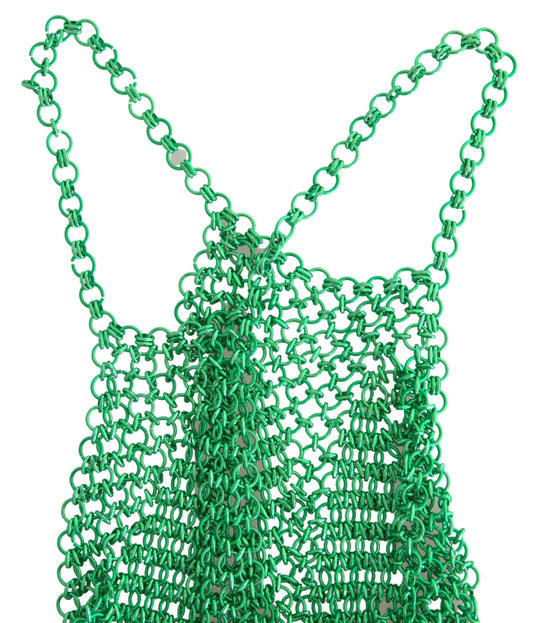 Débardeur court sans manches Dolce &amp; Gabbana en aluminium vert